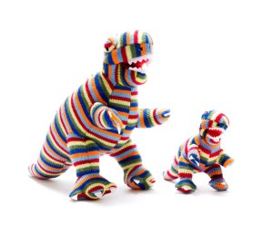 bright stripe t rex rattle baby dinosaur toy